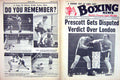 Old Vintage Print Boxing 1964 Prescott London Lewis Wilde Boon Canzoneri 20th