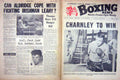 Old Vintage Print Boxing 1963 Charnley Cullen Swords Scott Hall Roderick 20th