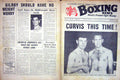 Old Vintage Print Boxing 1962 Curvis Sumlin Swift Mcgowan Libeer Dupas 20th