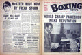 Old Vintage Print Boxing 1969 Famechon Robinson Rudkin Herrera Charles 20th