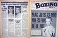 Original Old Vintage Print Boxing 1970 Mccluskey Anderson Revie Frazier Ellis