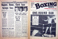 Old Vintage Print Boxing 1970 Mcalinden O'Halloran Harrell Bugner Rowe 20th