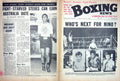 Old Vintage Print Boxing 1970 Bogs Rowe Griffith Steves Stillman Graham 20th
