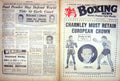 Old Vintage Print Boxing 1961 Charnley Nollet Brown Mccormack Charnley 20th