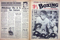 Old Vintage Print Boxing 1967 Rudkin Shoji Rower Anderson Tibbs Chandler 20th
