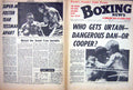 Original Old Vintage Print Boxing 1970 Jose Urtain Blin Foster Tiger Leonard
