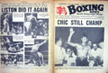 Old Vintage Print Boxing 1963 Calderwood Redrup Cullis Liston Patterson 20th