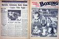 Original Old Vintage Print Boxing 1968 Cheshire Wells Carter Pritchett Hurst