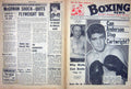 Old Vintage Print Boxing 1968 Wells Anderson Cartwright Mccormack Karim 20th