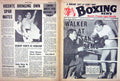 Antique Old Print Boxing 1965 Walker Corletti Saldivar Harvey Jock Mcavoy 20th