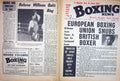 Original Old Vintage Print Boxing 1969 Ben Ali Saldivar Winstone Murphy Maxim