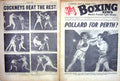 Antique Old Print Boxing 1962 Pollard Locke Pritchett Wilson Brazier Ross 20th