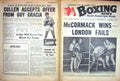Original Old Vintage Print Boxing 1961 London Machen Mccormack Gracia Kokmeyer
