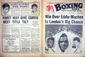 Old Vintage Print Boxing 1961 Brian London Machen Patterson Pompey Scott 20th