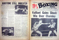 Old Vintage Print Boxing 1962 Charnley Vaillant Winstone Carroll Gilroy 20th