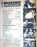 Old Antique Print Boxing Floyd Patterson Pastrano Downes Janiro Graziano