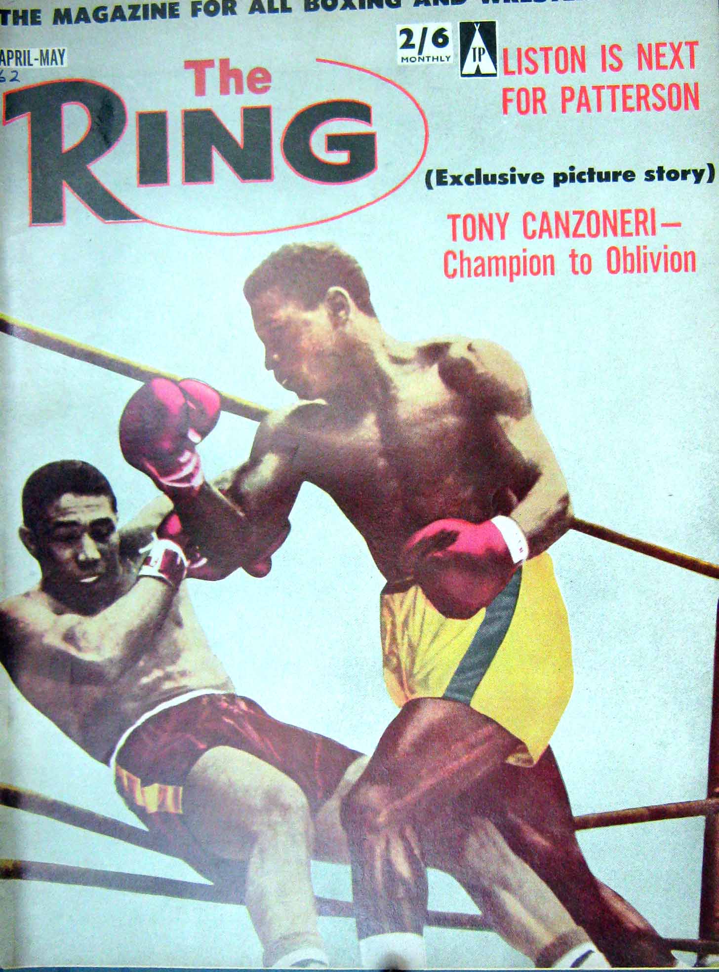 Antique Old Print Boxing 1962 Liston Patterson Canzoneri Gallagher Torres 20th