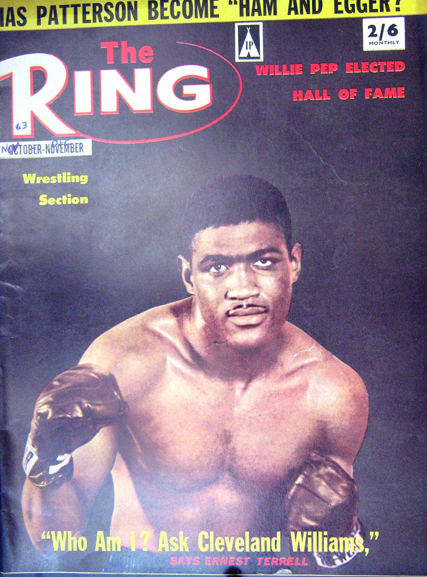 Original Old Vintage Print Boxing 1963 Terrell Atlas Robinson Appollo Barend