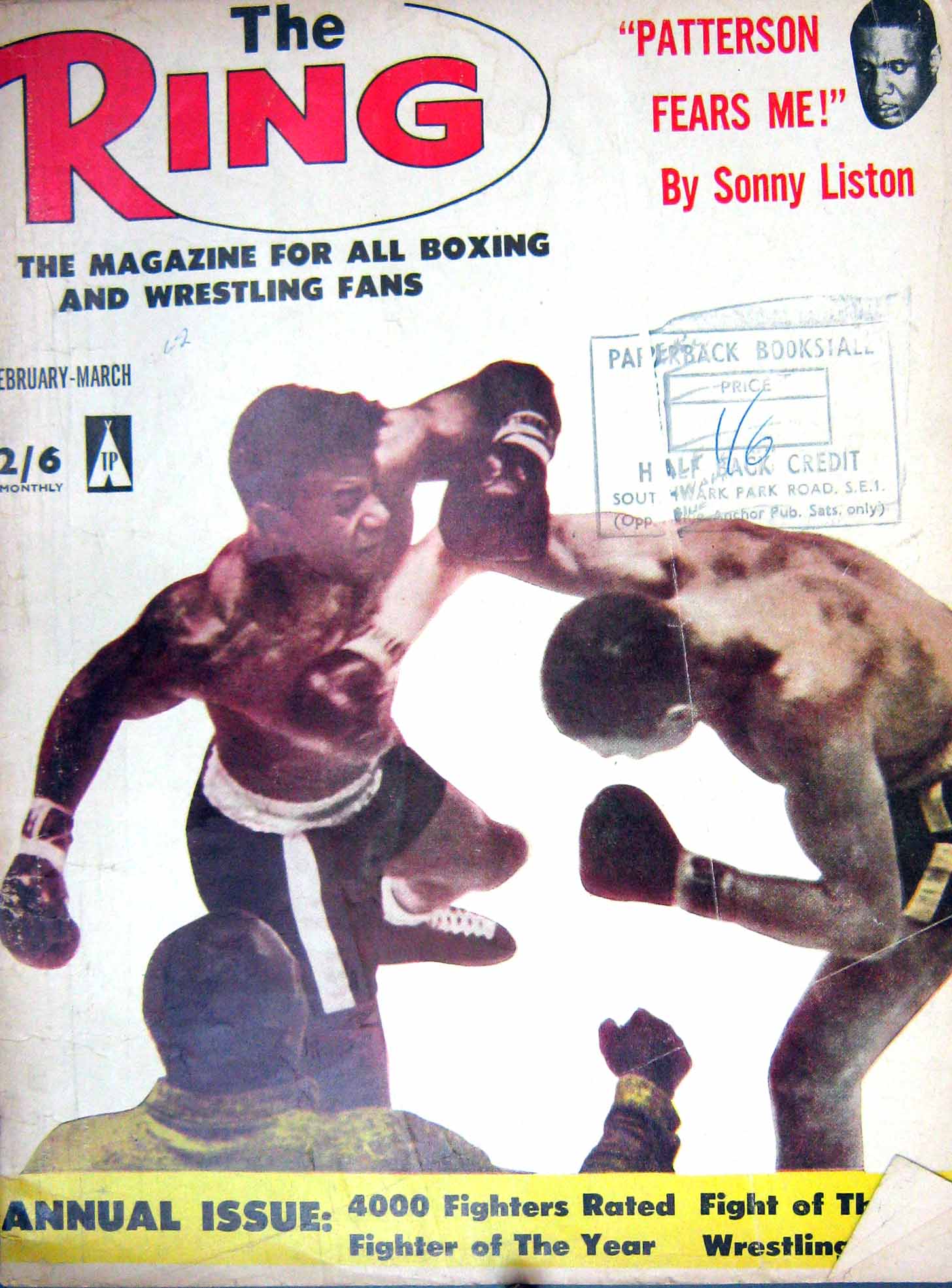 Old Vintage Print Boxing 1962 Patterson Banner Rogers Kiniski Watson Kid 20th