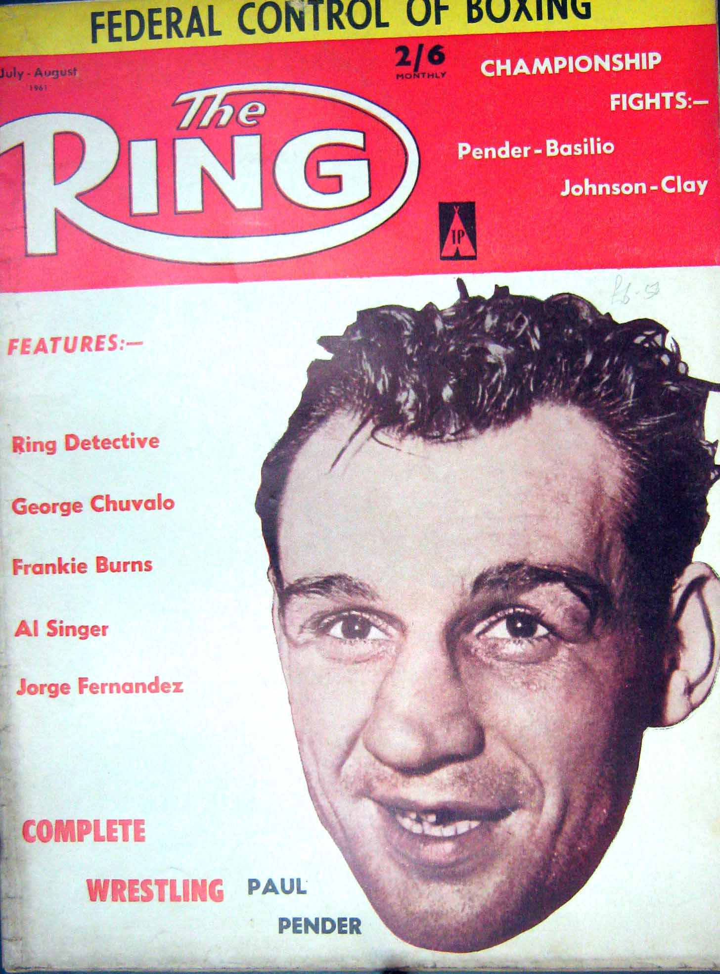 Old Vintage Print Boxing 1961 Paul Pender Rocca Stanley Costello Ellis 20th