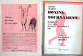 Old Boxing 1961 Programme Joe Bell Andy Barry Simms Bell West Beeston 20th