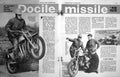 Antique Old Print Motor Cycle 1963 Fraser Archer Scrambler Minter Telstar 20th