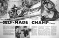 Original Old Vintage Print Motor Cycle Magazine 1963 Jim Redman Franta Stastny
