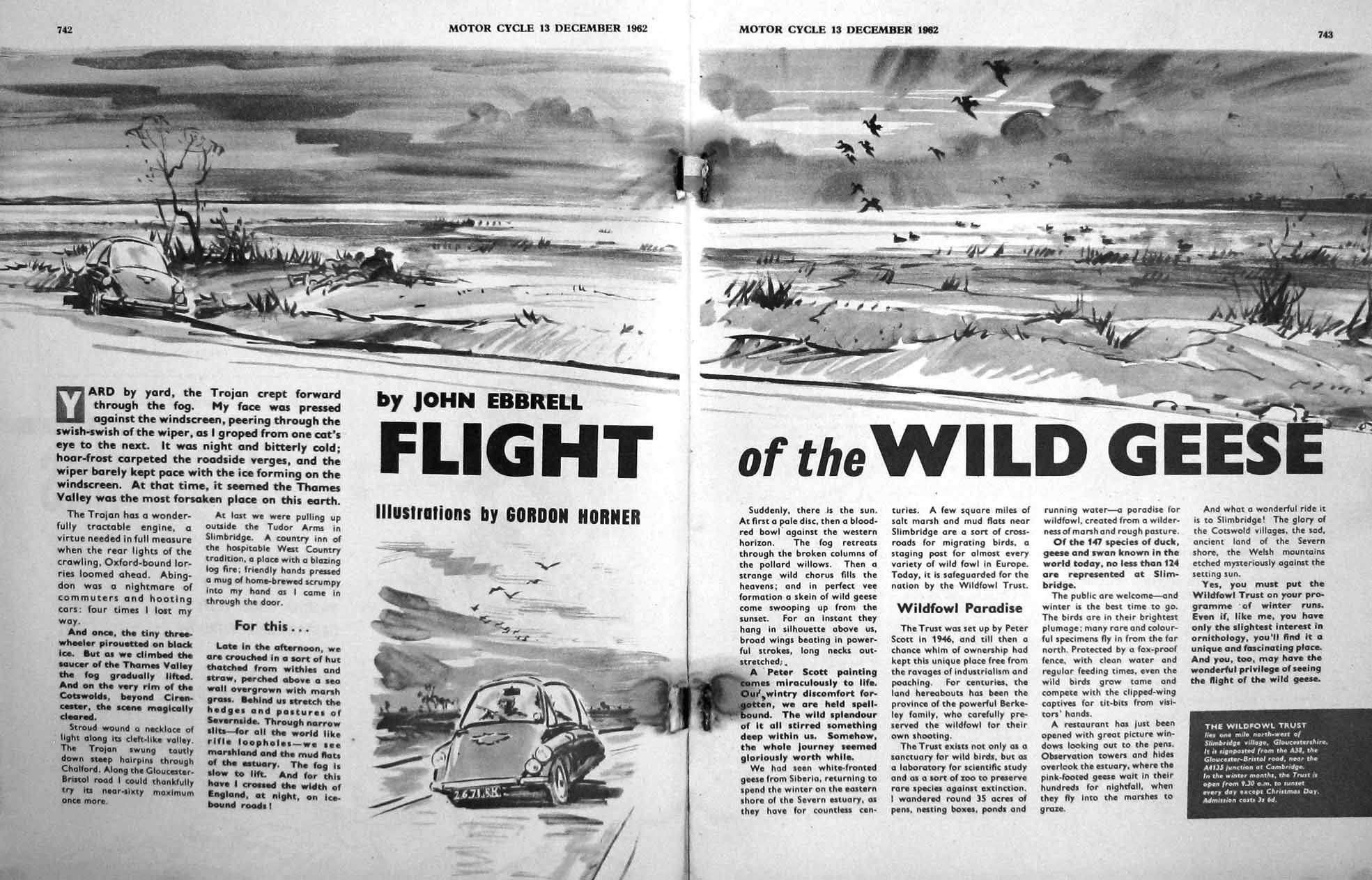 Old Vintage Print Motor Cycle Magazine 1962 Sidecar Electrics Lucas Lamp 20th