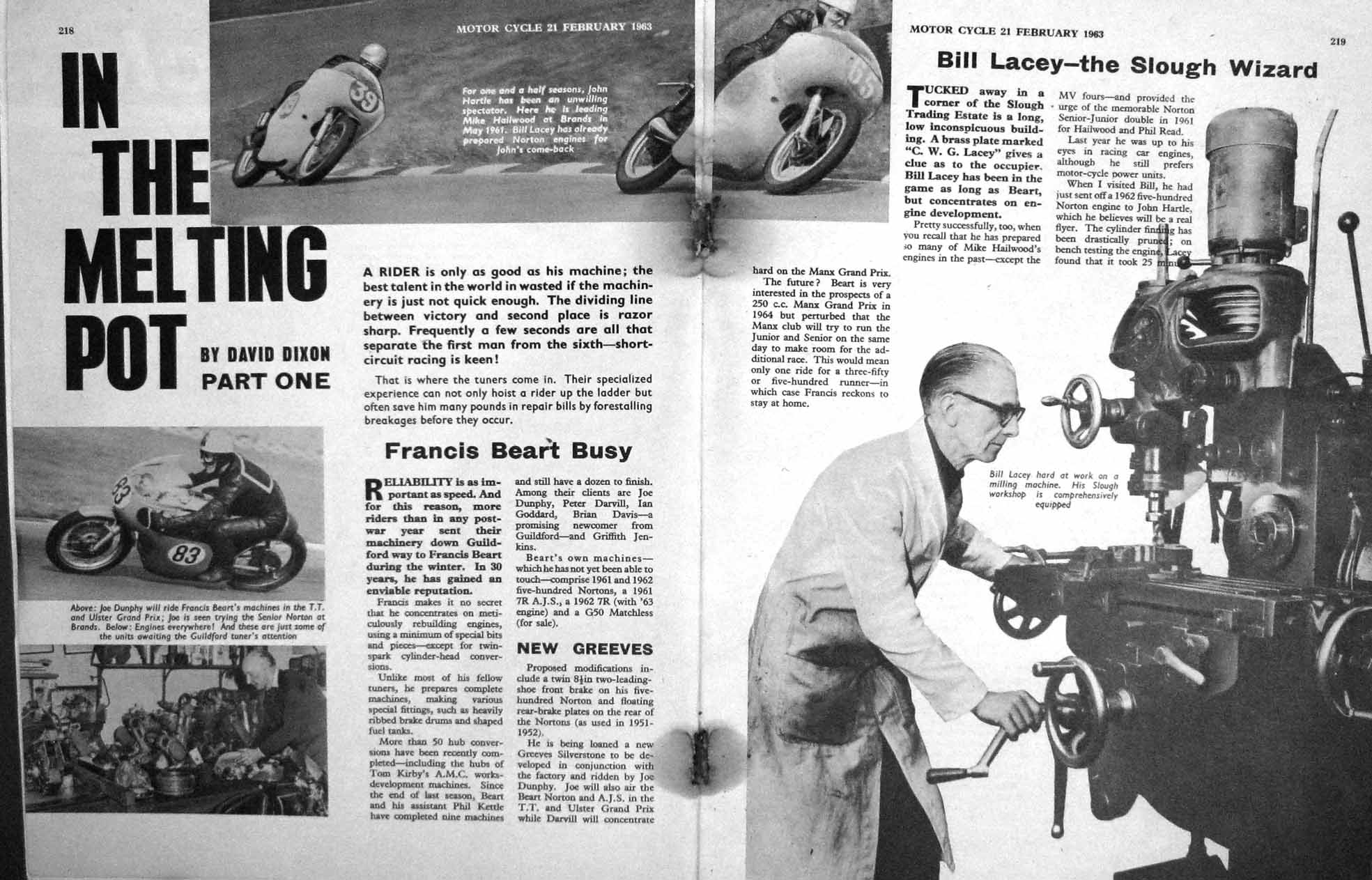 Antique Old Print Motor Cycle Magazine 1963 Starmaker Turners Avon Fraser 20th