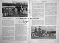 Old Vintage Print Motor Cycle Magazine 1950 B.S.A. Heath Armstrong Leoni 20th