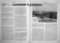 Antique Old Print Motor Cycle Magazine 1947 B.S.A. Whitworth Norton Ariel 20th