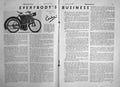 Original Old Vintage Print Motor Cycle Magazine 1952 Enfield Laverda Benelli