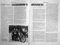 Old Vintage Print Motor Cycling Magazine 1949 Royal Enfield Cycle Lodge 20th