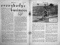 Antique Old Print Motor Cycling Magazine 1949 Matchless Clubman James Ref.2