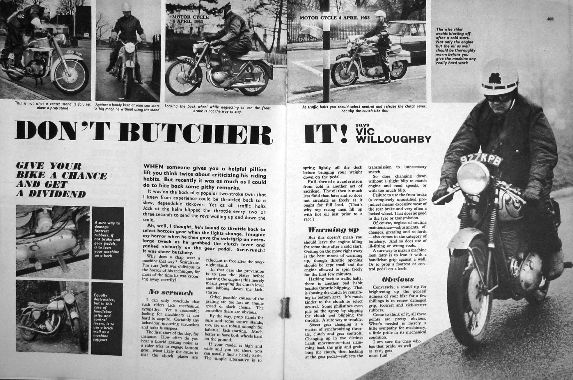 Antique Old Print Motor Cycle Magazine 1963 Greeves Aces Vinicombe Bourne 20th