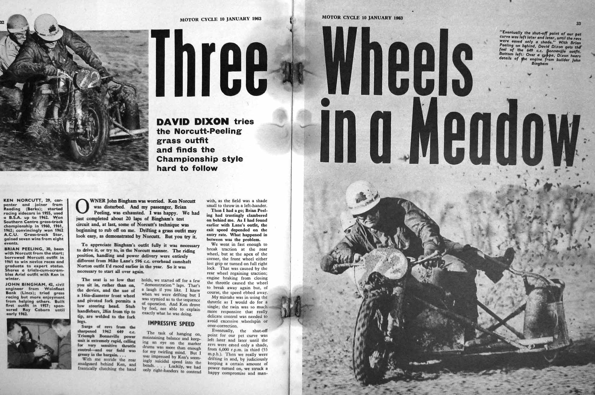 Original Old Vintage Print Motor Cycle Magazine 1963 Touring Scooter Deemster