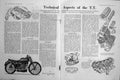 Original Old Antique Print Motor Cycle Magazine 1903 A.J.S. Frances Lady Mann