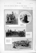Original Old Antique Print 1900 Siers Bloemfontein War Pechell Ava Winchester