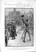 Original Old Antique Print 1900 Prince Wales Lord Chesham Yeomanry Sir Primrose