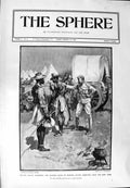 Original Old Antique Print 1900 British Officer Scarred Whipped Native Boer War