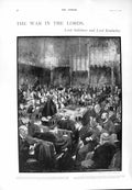 Old Antique Print 1900 Lord Salisbury Kimberley Commons Jack Colenso War 20th