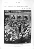 Old Antique Print 1900 Lord Portsmouth Albert Hall Colenson Reed Roberts 20th