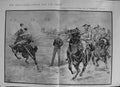 Old Antique Print 1900 Yeomanry Recruits Horses Knightsbridge Barracks 20th