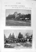 Old Antique Print 1900 Ladysmith War Burying Dead French Pilcher Africa 20th