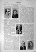Old Antique Print 1900 Cardinal Svampa Parrocchi Gotti Jersey Parliament 20th