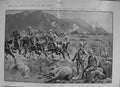 Old Antique Print 1900 Royal Artillery Ammunition Modder River War Army 20th