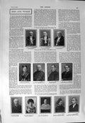 Old Antique Print 1900 Garnett Phelps Hall Bedford Stevens Irving Ashwell 20th