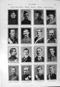 Original Old Antique Print 1900 War Cunningham Ridings Kirk Veal Bloemfontein