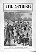 Original Old Antique Print 1900 General Bullers Army Ladysmith War Dundonald