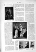 Old Antique Print 1900 Alexander Featherstone Theatre Fairfax Scott War 20th